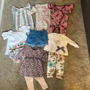 Gently loved 6-9 month baby girl bundle
